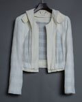 "CHLOE" Glitter Fabric Old Short Jacket