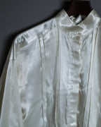 Luxury Fabric Glossy Dress Shirt