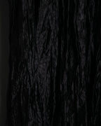 Crumpled Material Unisex Long Skirt