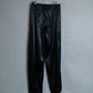 Glossy Relaxed Silhouette Side Clasp Pants