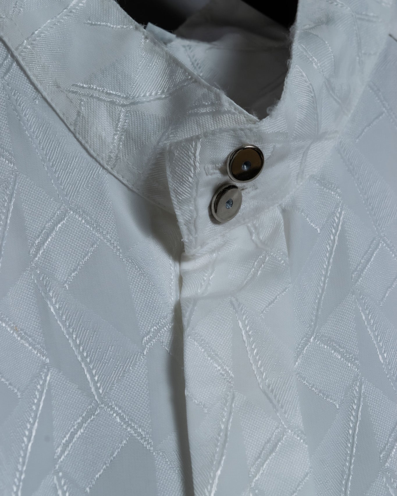 Random Pattern Sheer Switching Vintage Shirt