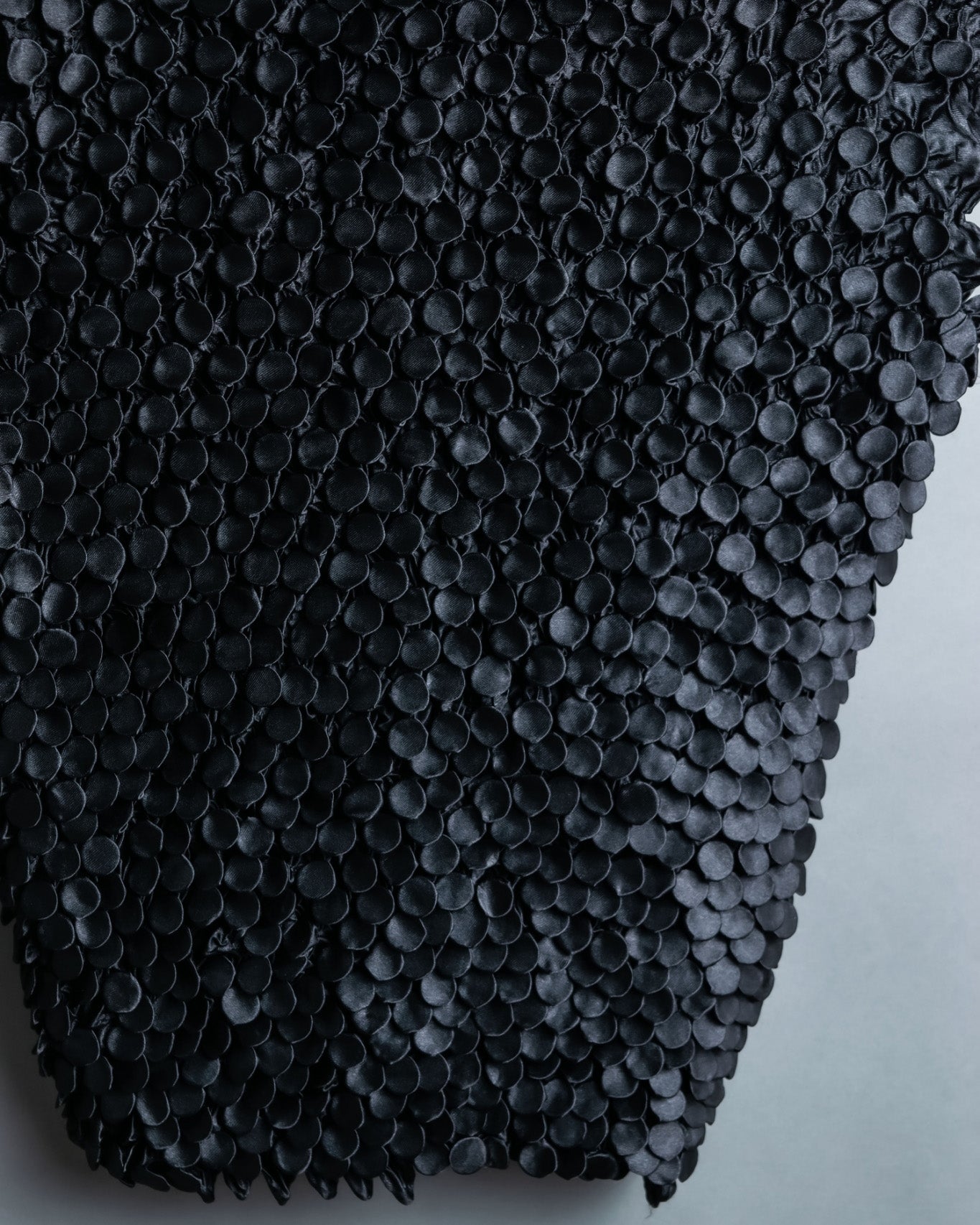 2 Fabric Switching Oversize Popcorn Tops