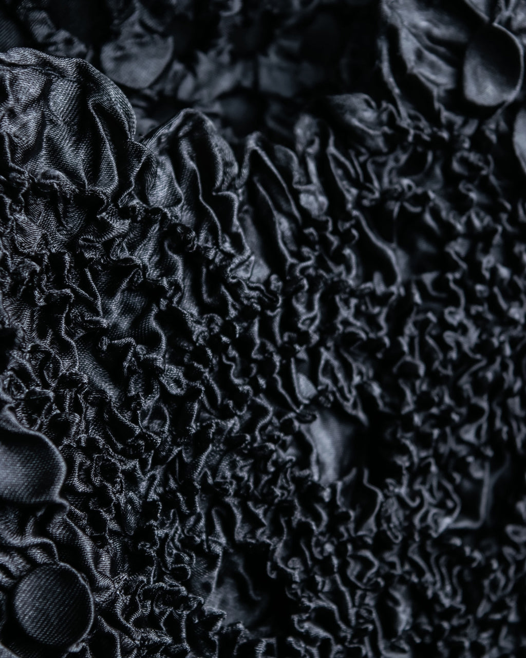 2 Fabric Switching Oversize Popcorn Tops