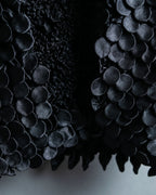 2 Fabric Switching Oversize Popcorn Tops