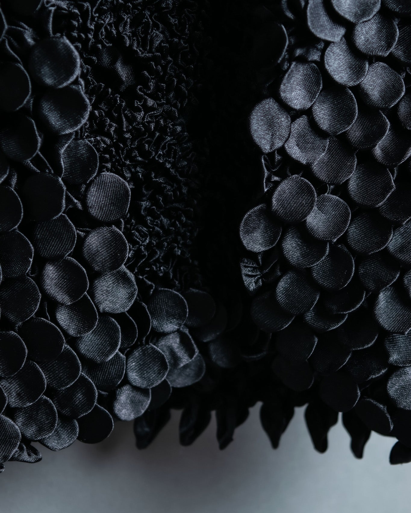 2 Fabric Switching Oversize Popcorn Tops