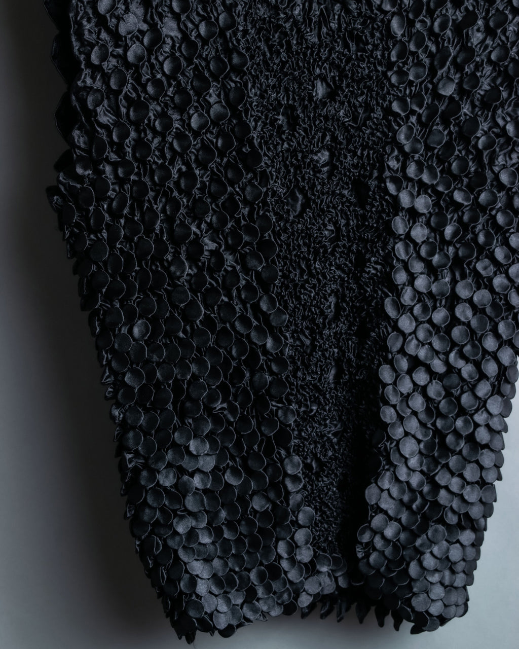 2 Fabric Switching Oversize Popcorn Tops