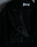 Dolman Sleeve Folded Collar Corduroy Jacket