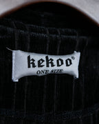 Dolman Sleeve Folded Collar Corduroy Jacket