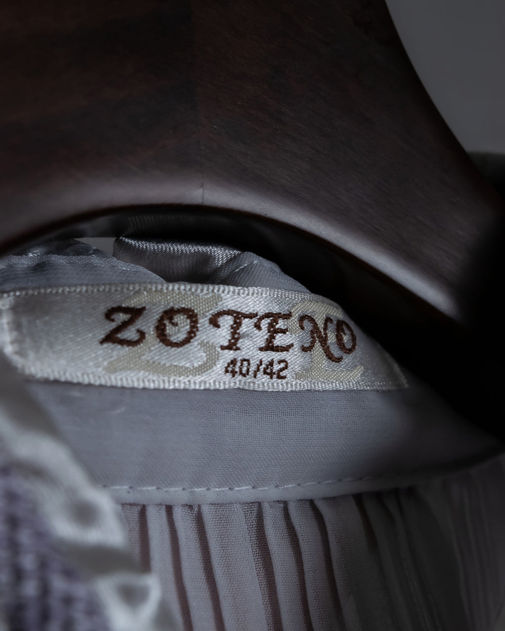 Pleated Fabric Spring Frill Shirt