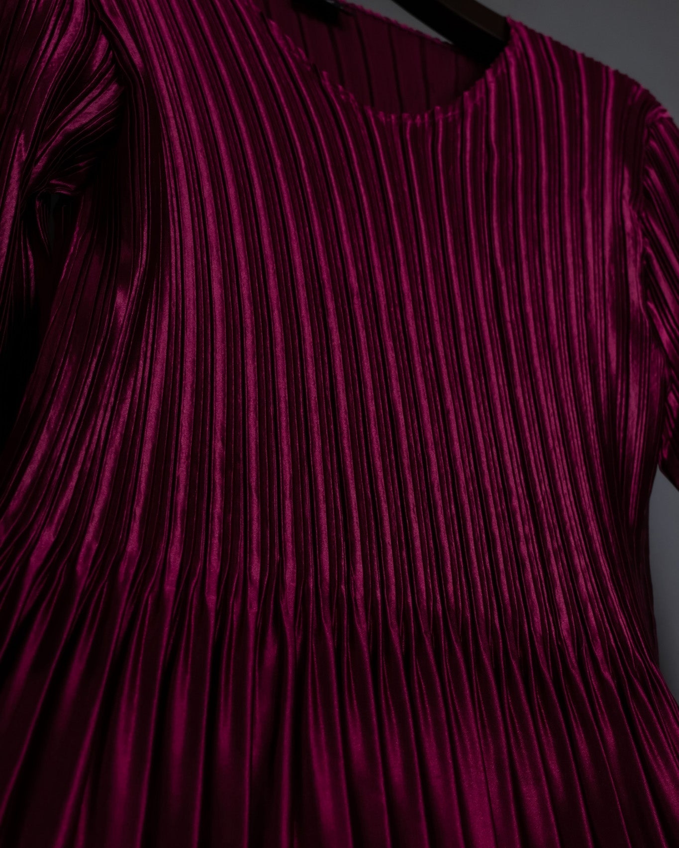 Double Pleated Beautiful Red Top