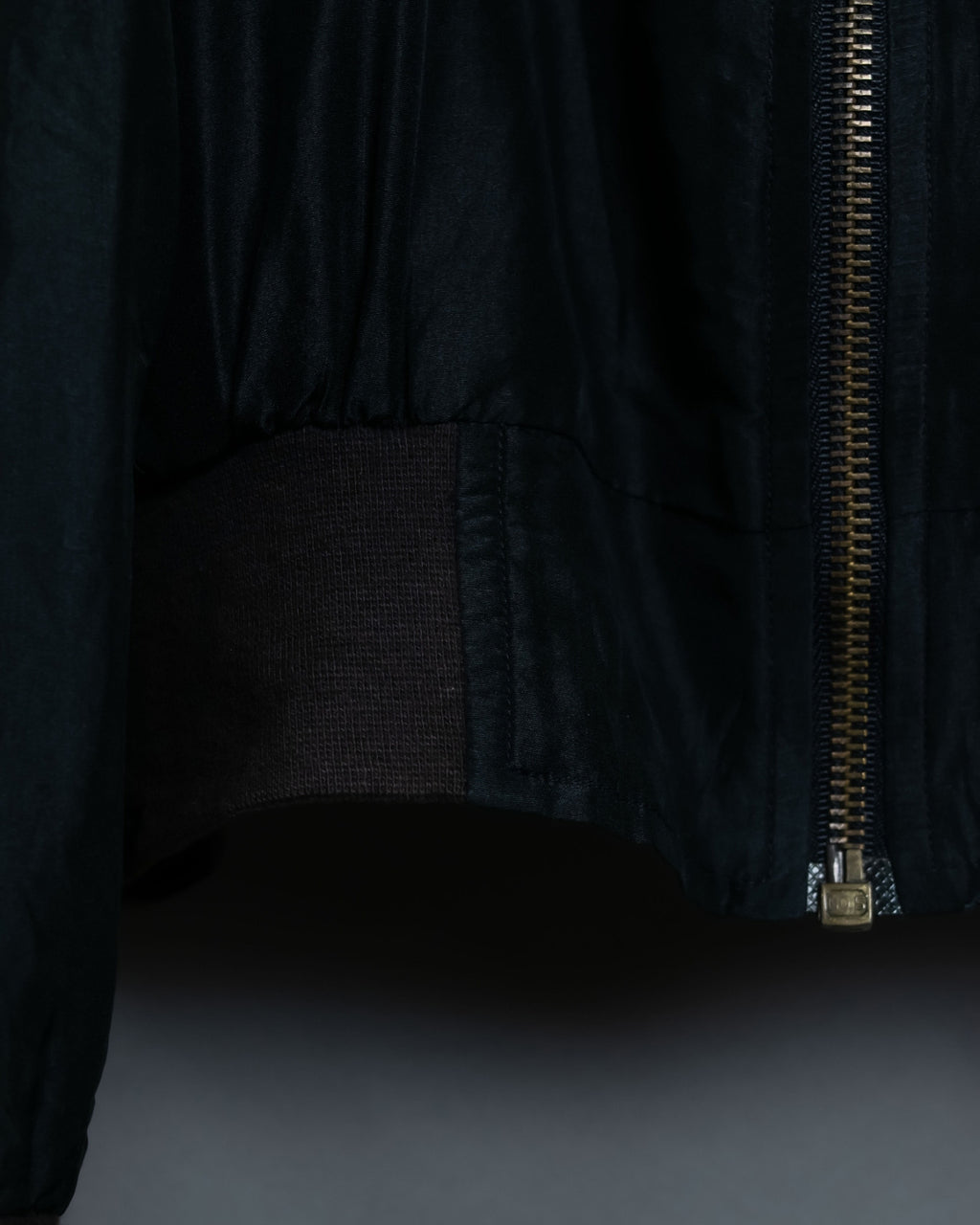 Beautiful Black and Brown Ribbed Jacket