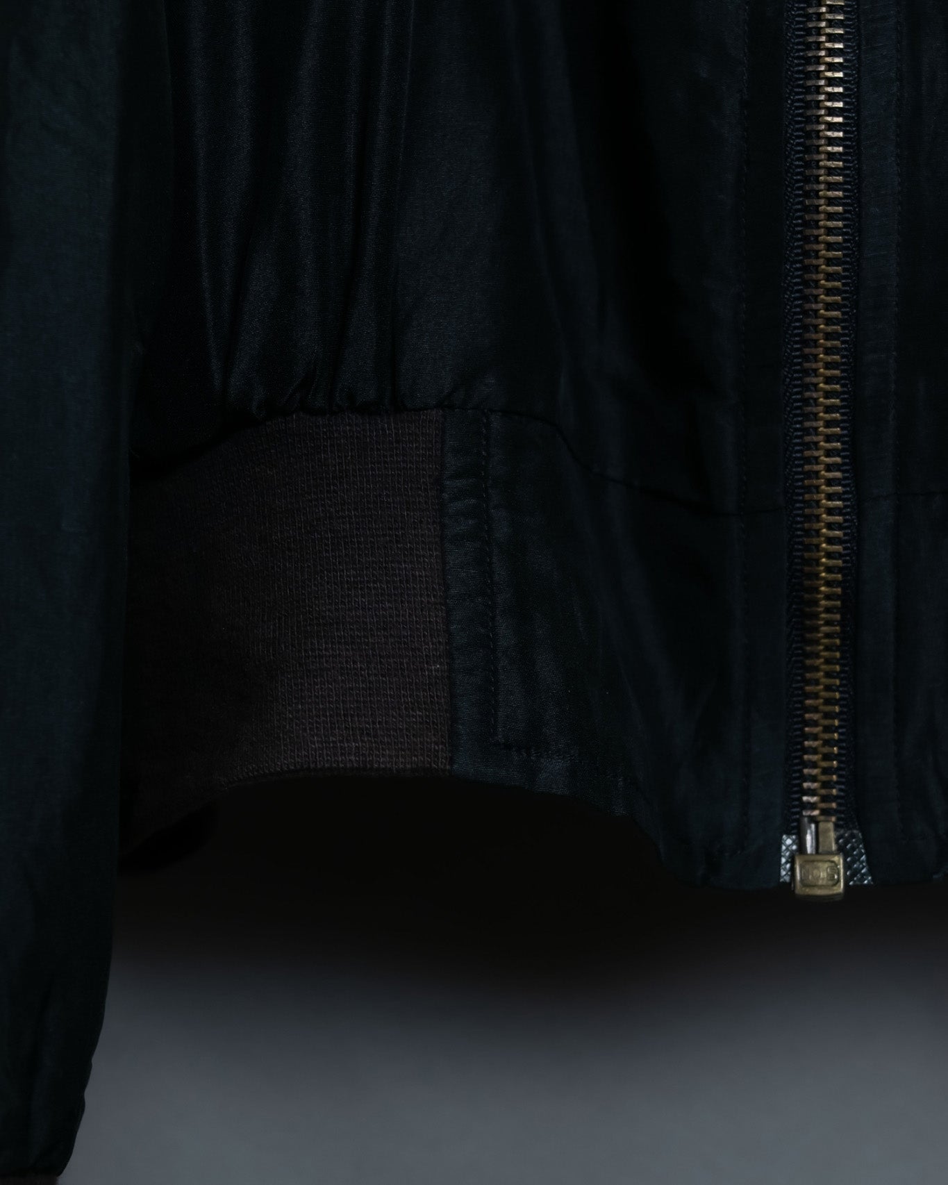 Beautiful Black and Brown Ribbed Jacket