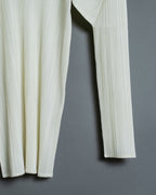 "PLEATS PLEATS" white shirt