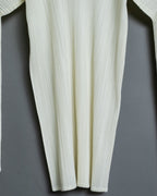 "PLEATS PLEATS" white shirt