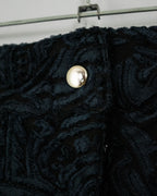 Beautiful Dark Green Paisley Flare Pants