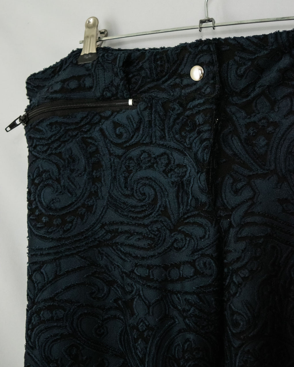 Beautiful Dark Green Paisley Flare Pants