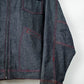 Vintage 3XL Oversized Red Stitch Denim Jacket