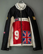 Design Action Pleated Vintage Racer Jacket