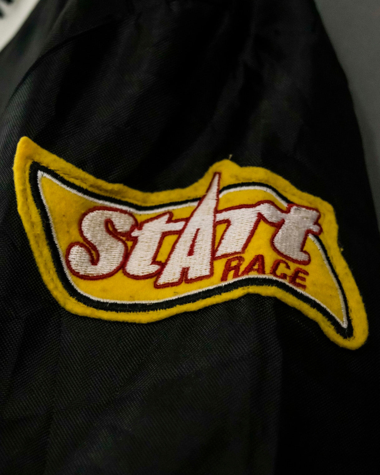 Design Action Pleated Vintage Racer Jacket