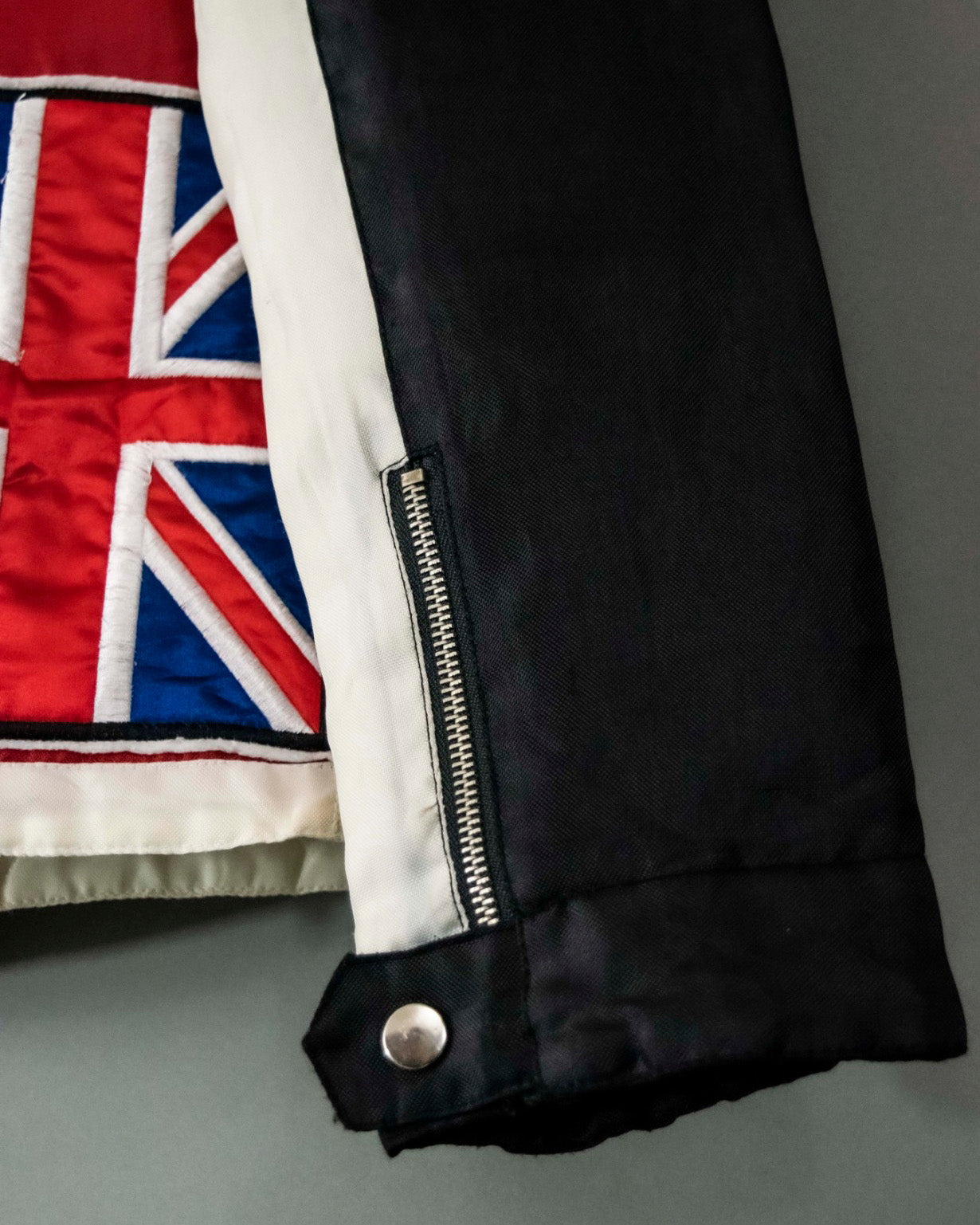 Design Action Pleated Vintage Racer Jacket