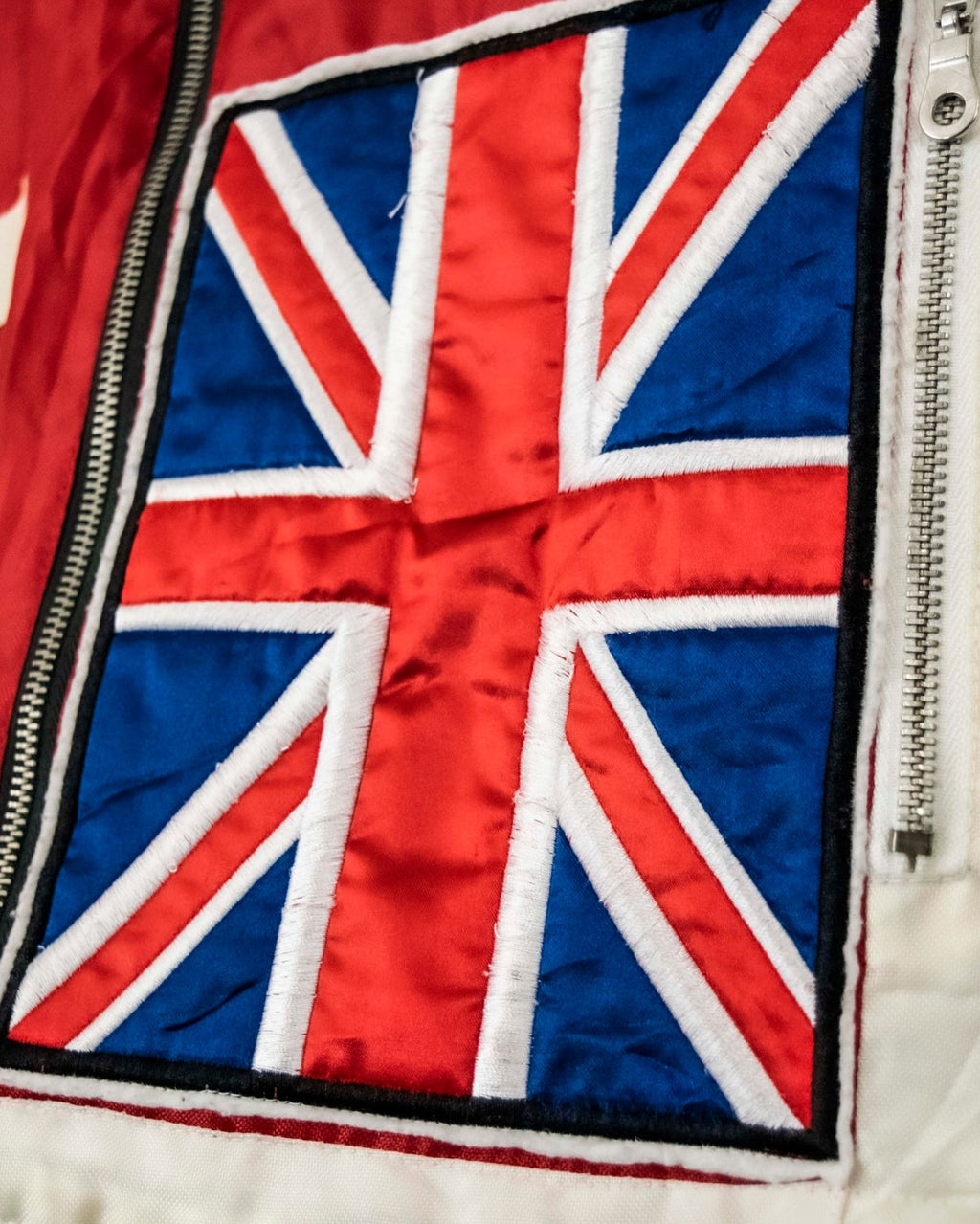 Design Action Pleated Vintage Racer Jacket