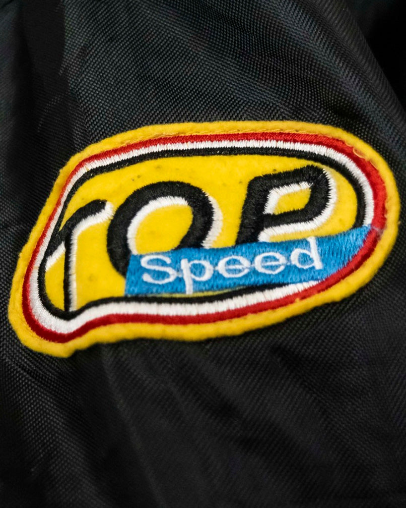 Design Action Pleated Vintage Racer Jacket