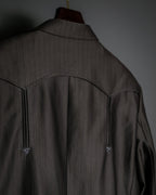 Silver Shiny Western Tailored Jacket