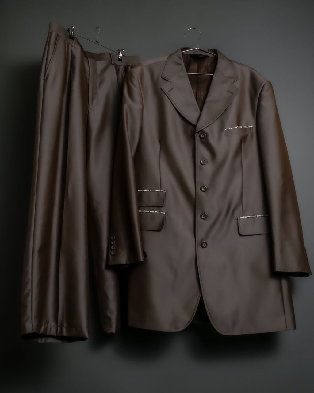 Brown Gray Oversized Setup