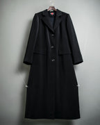 Beautiful Back Waist Drawer Coat