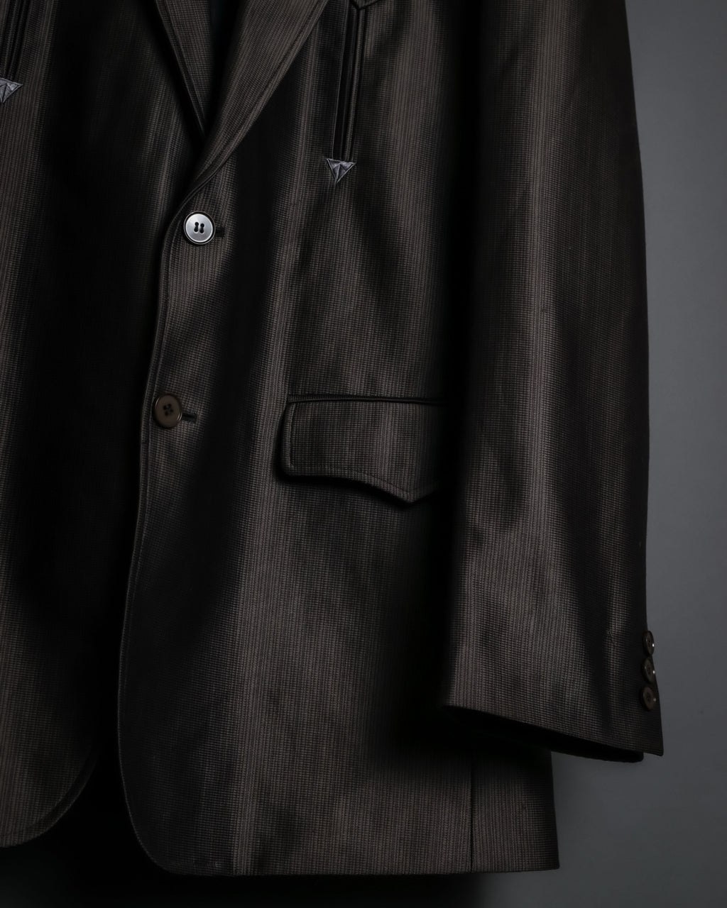 Silver Shiny Western Tailored Jacket