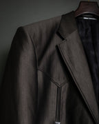 Silver Shiny Western Tailored Jacket