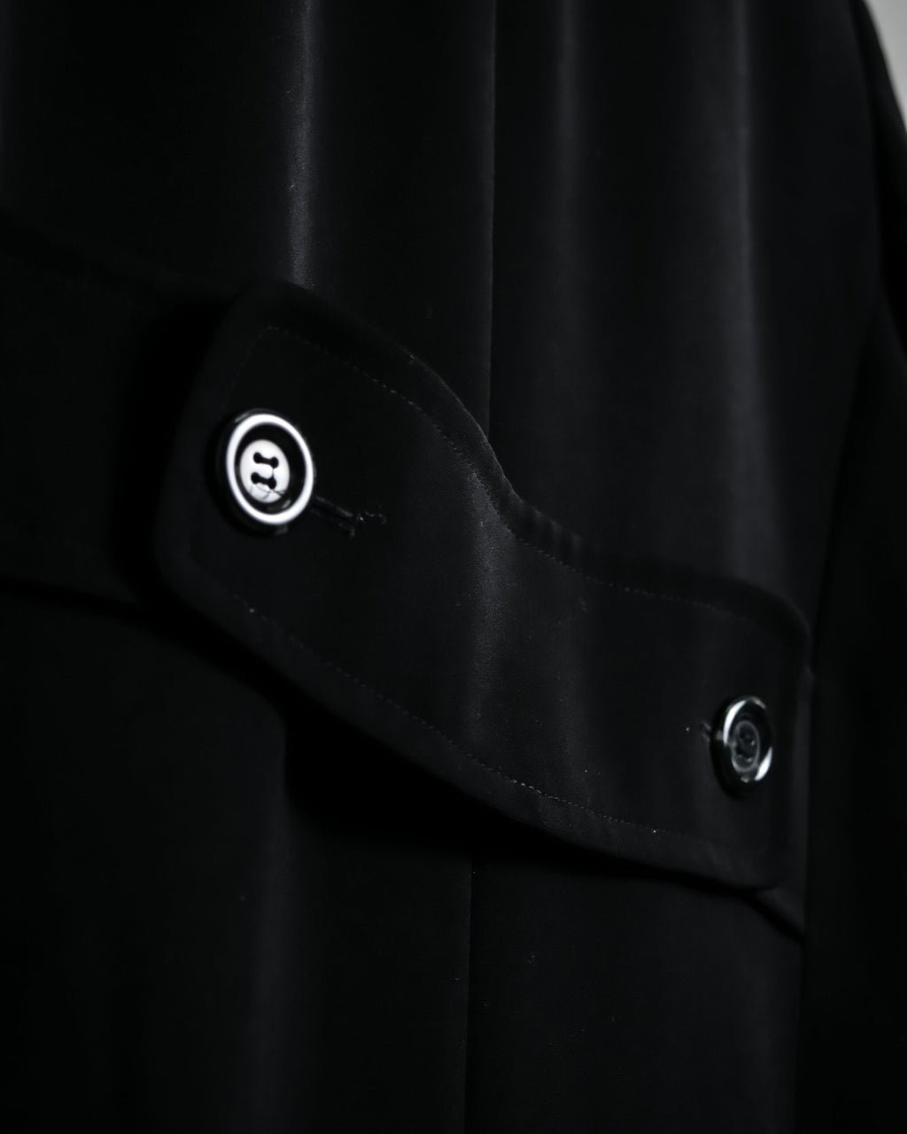 Beautiful Back Waist Drawer Coat