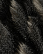 Gray Blue Shaggy Fur Vest