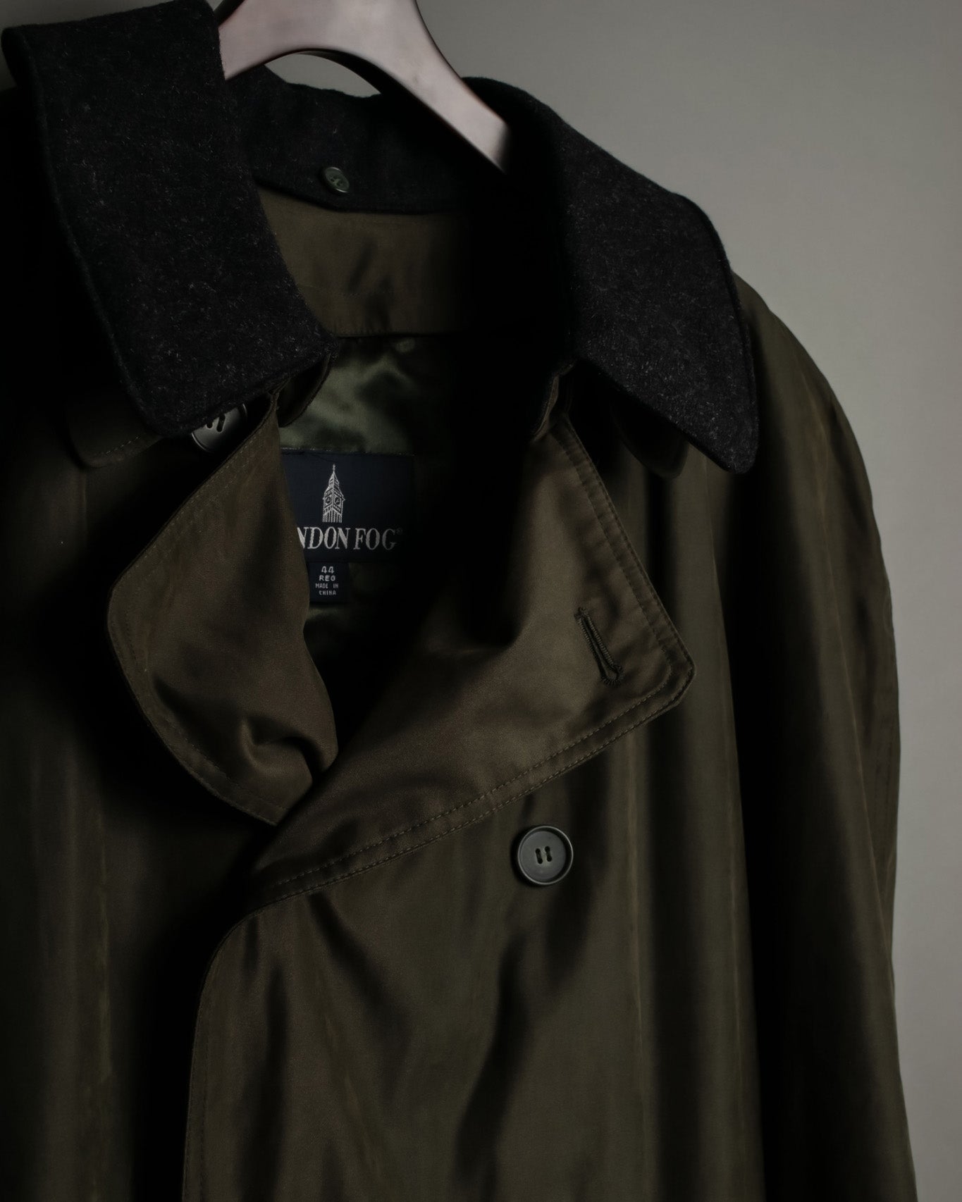 "LONDON FOG" Double Collar Double Coat