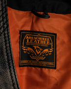 "MOOD SPECIAL" Knitting Design Dark Atmosphere Leather Vest