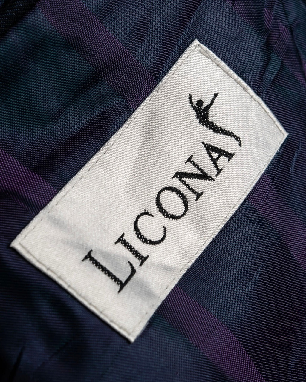 Transparent Deep Blue Tailored Short Jacket