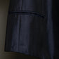Transparent Deep Blue Tailored Short Jacket