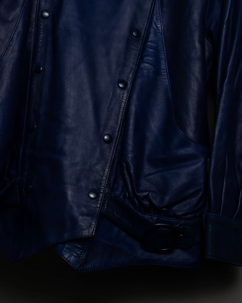 "MOOD SPECIAL" Super Ever-Changing Gimmick Blue Leather Jacket