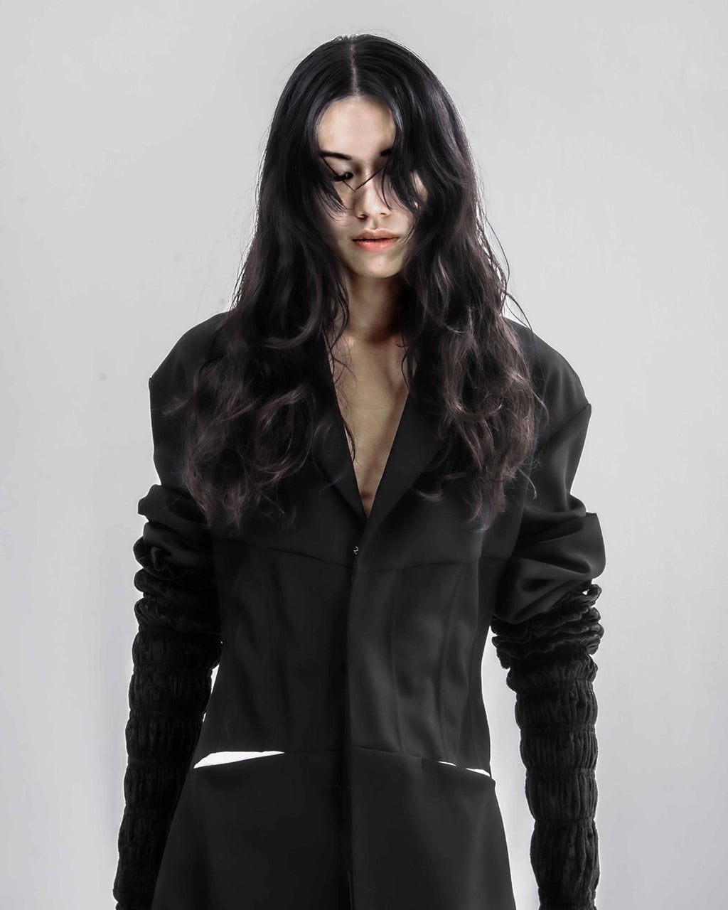 Shirring Luxurios Mode Long Gloves【先行予約 1/8まで】