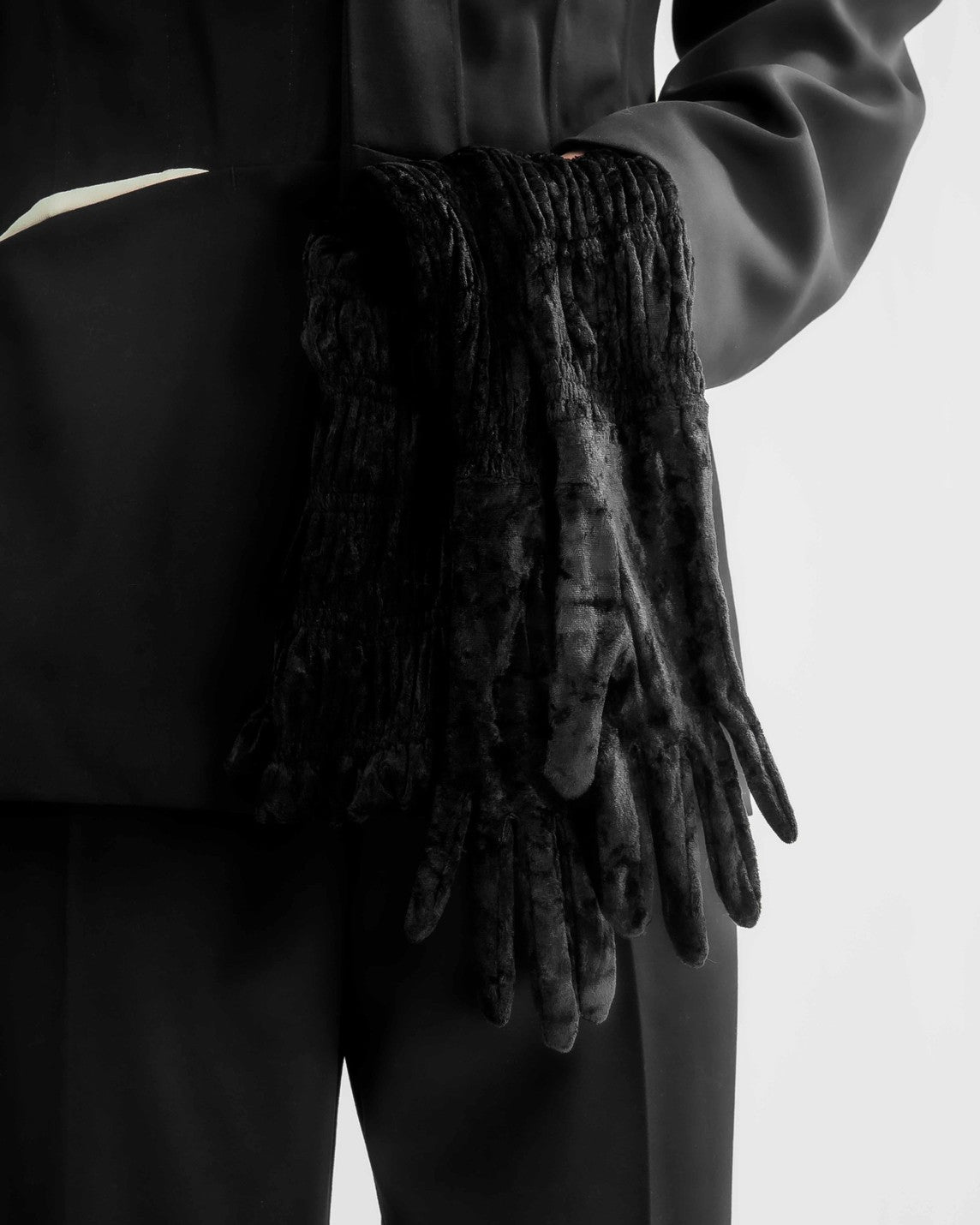 Shirring Luxurios Mode Long Gloves【先行予約 1/8まで】