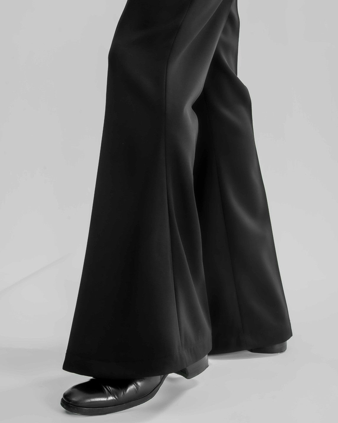 Three-Dimensional Flare Slacks