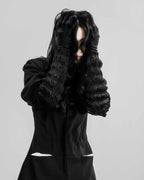 Shirring Luxurios Mode Long Gloves【先行予約 1/8まで】