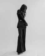 Three-Dimensional Flare Slacks