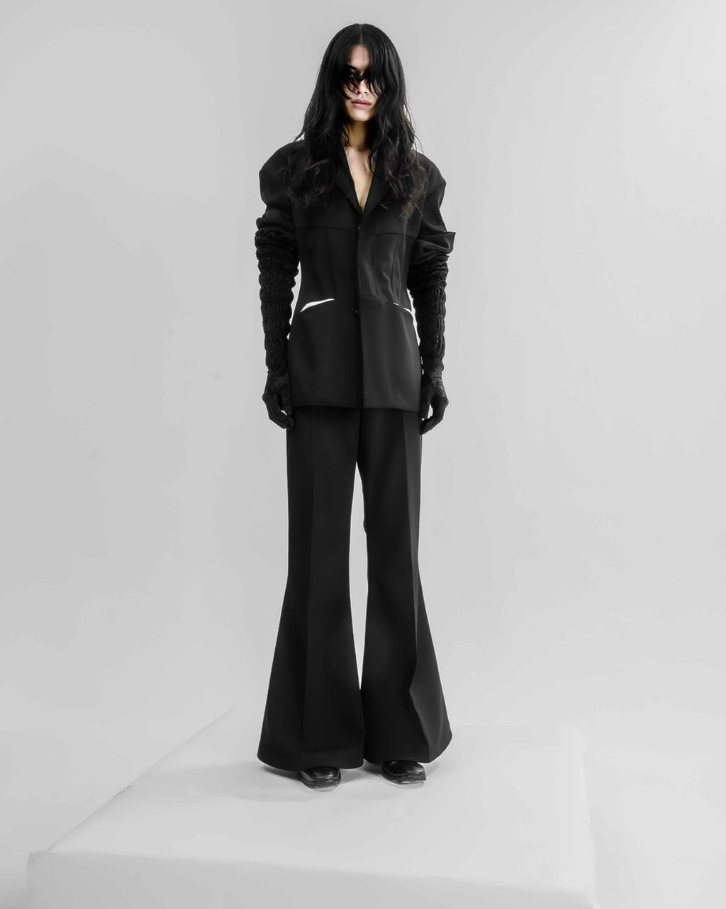 Shirring Luxurios Mode Long Gloves【先行予約 1/8まで】