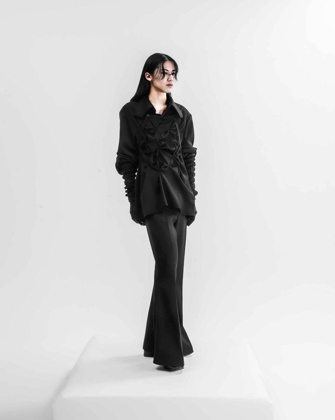 Shirring Luxurios Mode Long Gloves【先行予約 1/8まで】