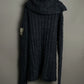 "Dolce & Gabbana" Super long Knit Deformed Cardigan