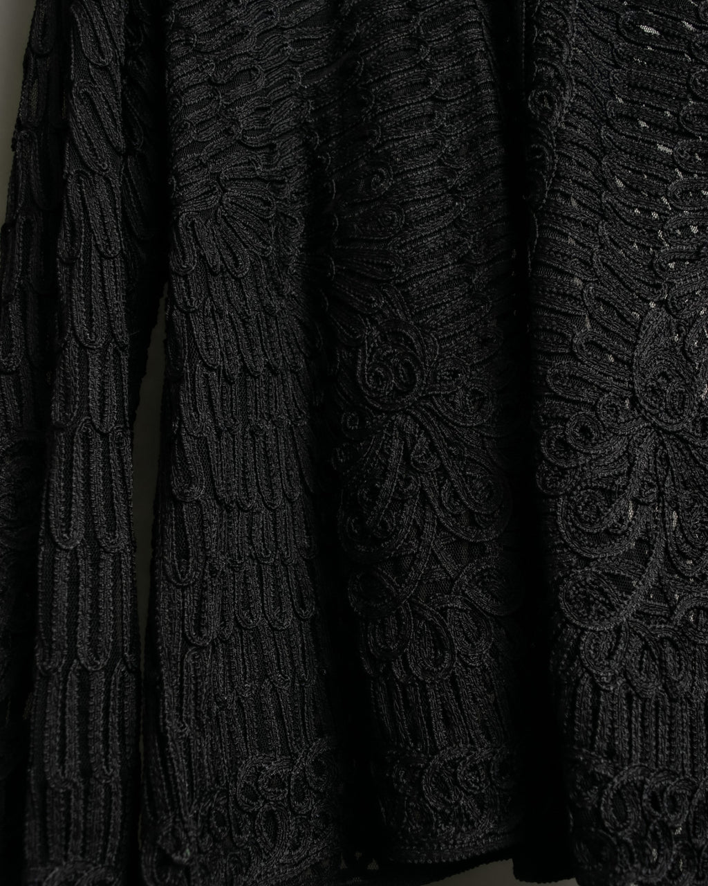 Lace Construction Dress Shirt