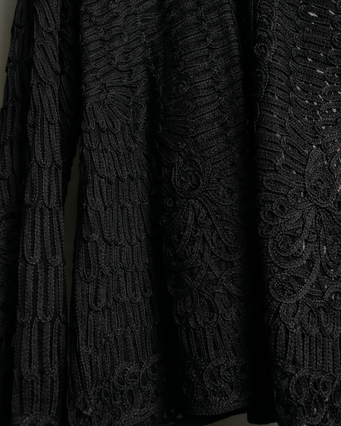 Lace Construction Dress Shirt