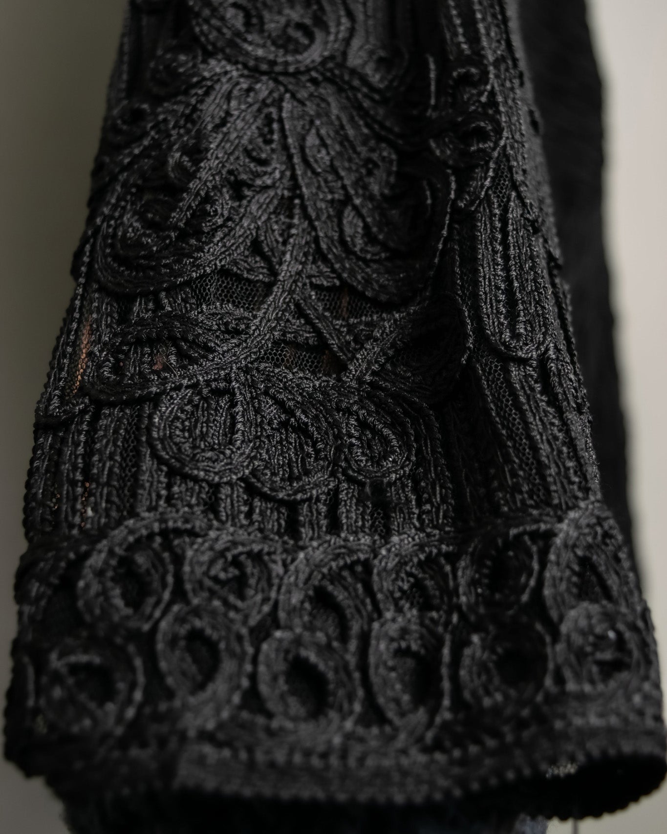 Lace Construction Dress Shirt