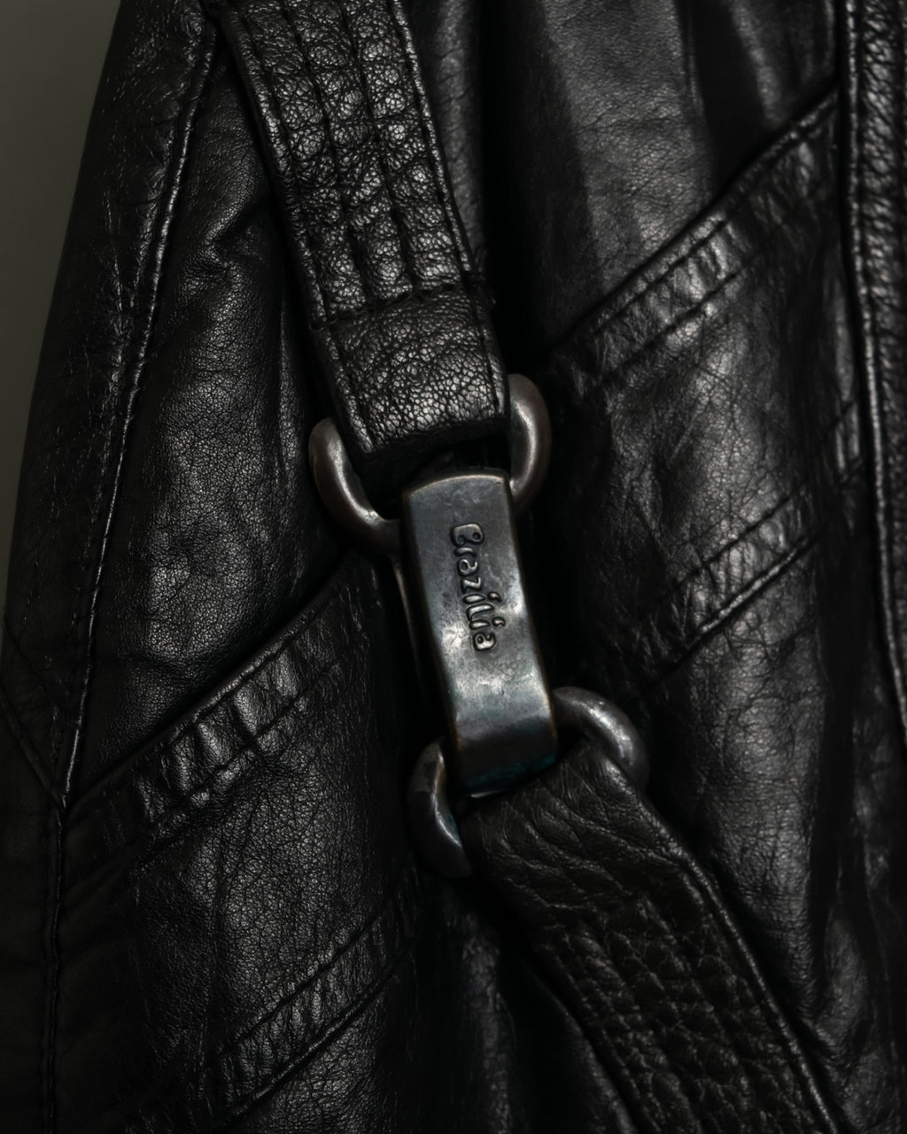 Artistic High Design Vintage Leather Skirt